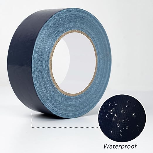 Reniteco Navy Blue Duct Tape- 2 inches x 45 Yards, Waterproof & All-Weather, No Residue, UV Resistant, Heavy Duty for Car, Home & Outdoor Repairs, 1 Roll