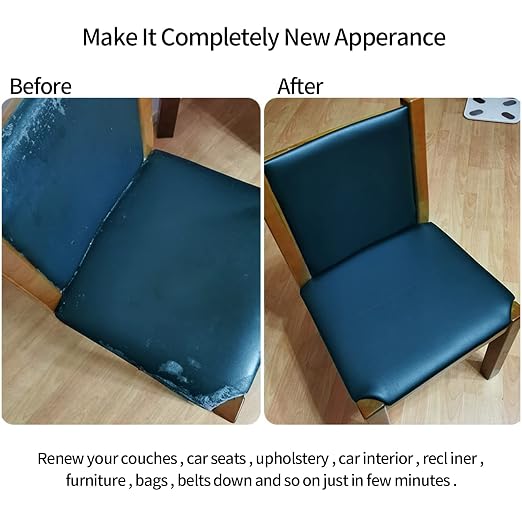 Oversized Self Adhesive Leather Repair Tape for Furniture,17.7 x 78.8inches Durable Self-Adhesive Vinyl Repair Kit, Adhesives Leather Repair Patch for Sofas, car Seats,Bags, Armchair Tear(Navy Blue)