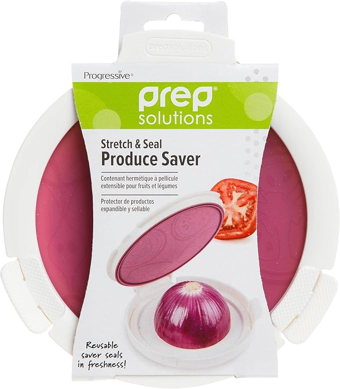 PrepSolutions Stretch and Seal Jumbo Produce Saver – Keeps Fruits and Vegetables Fresh Longer, Ideal for Large Produce Items