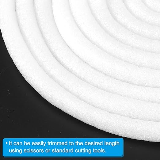 PATIKIL 1/2 Inch x 32.8 Feet Backer Rod for Gaps and Joints, 2 Pack Foam Rope Caulk Crack Joint Filler Roll Seal Weather Strip for Home Construction Car