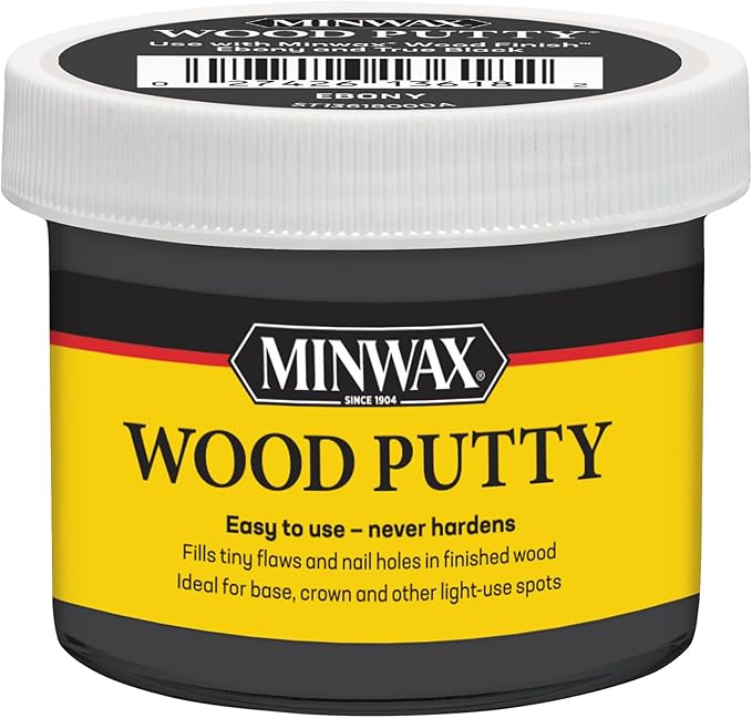 Minwax Wood Putty, Ebony, 3.75 oz.