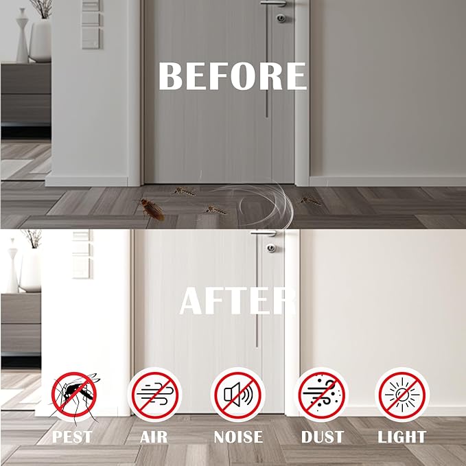 High Density Weather Stripping - 1 Inch Wide x 3/8 Inch Thick, Self-Adhesive Foam Insulation Strip for Door & Window AC, 16.5 Feet