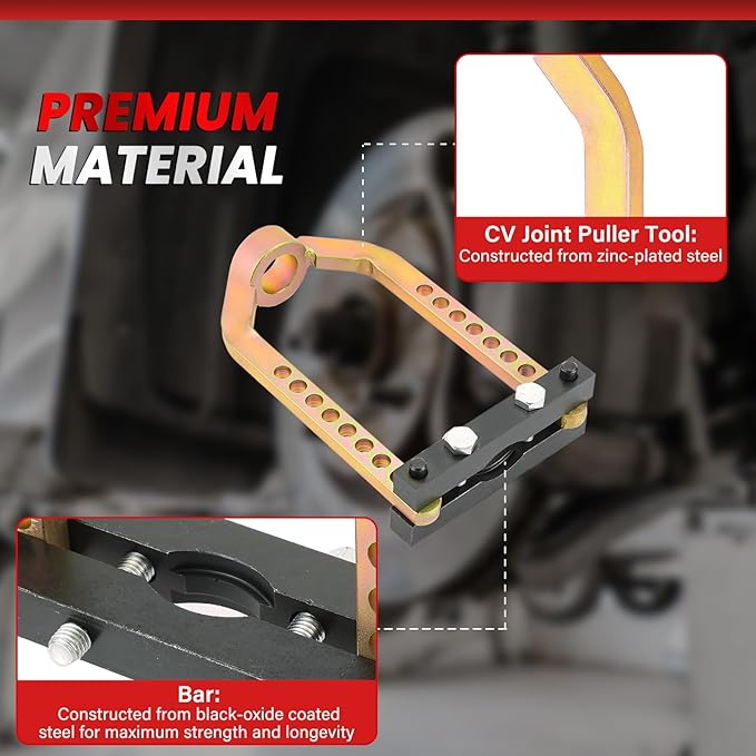 DASBET CV Joint Puller Tool 9 Holes Universal Joint Removal Tool CVJ Axle Separator Tool Remover for Repairing