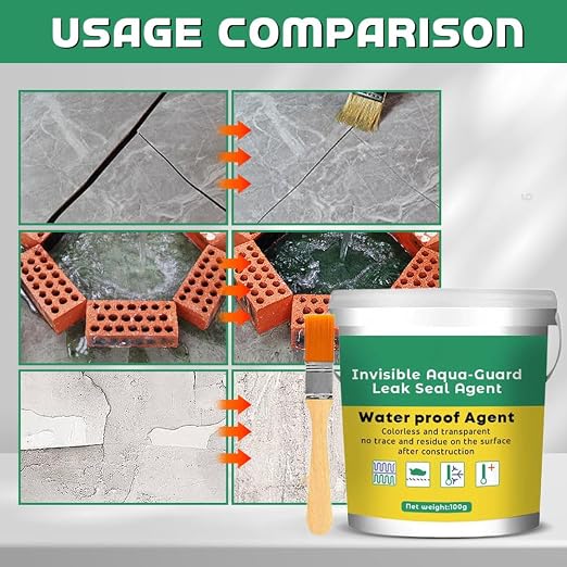 2024 New Invisible Waterproof Agent Set, Upgrade Super Strong Transparent Coating, Anti-Leakage Transparent Protection Glue for Repairing Leaks and Adhesive (2)
