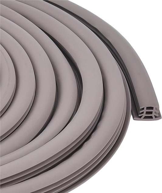 Flexible EPDM Rubber Strip (10 ft Long x 3/4 inch Wide) - Concrete Crack Repair & Replacement, Weather & Aging Resistant Expansion Joint Filler for Driveways, Sidewalks