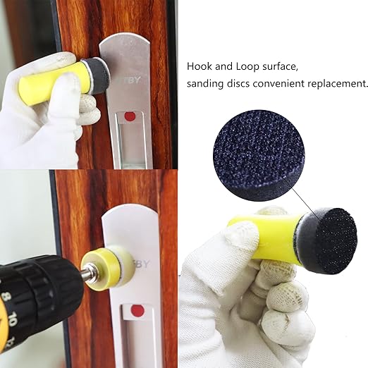 1inch Sandpaper 40-7000grit Sanding Disc with Shank Backer Plate and Soft Foam Buffering Pad Grinding Abrasive Sponge Sanding Disc Pad Kit for Wood Metal Mirror Jewelry Car 132PCS