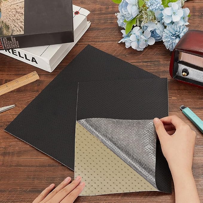 Leather Repair Patches Tape Self Adhesive 17.7x39.4 inch, Durable Fabric Couch Repair Kits for Upholstery, Furniture, Sofa, Car Seats, Office Chair, Clothing, Jackets, Crafts (Gray 2.0)