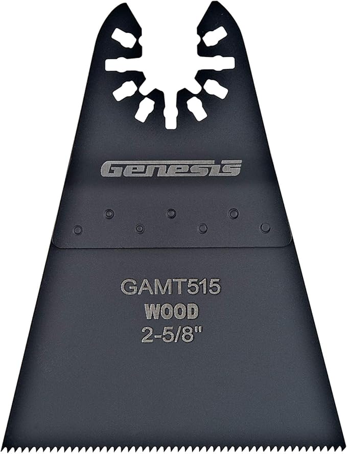 Genesis GMT15A 1.6 Amp Multi-Purpose Oscillating Tool and 19-Piece Universal Hook-And-Loop Accessory Kit with Storage Box
