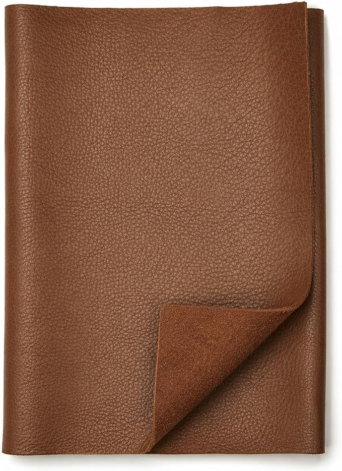 REED Leather HIDES - Cow Skins (10 Square Foot, Brown) | Arts and Crafts