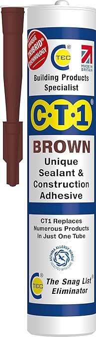 CT1 CT1BROWN Sealant & Construction Adhesive Colours (Brown 290ml) Unique Sealant, zzzz-s