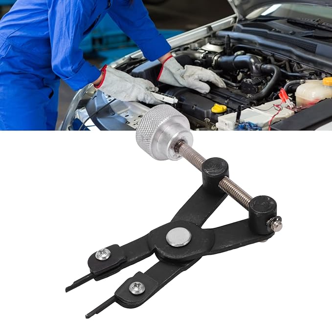 Brake Cylinder Retainer Remover Universal Brake Retainer Spring Removal Tool Locking Rings Remover Metal High Strength CV Joint Locking Rings Pliers Tool for Car Repairing,car maintenance tools