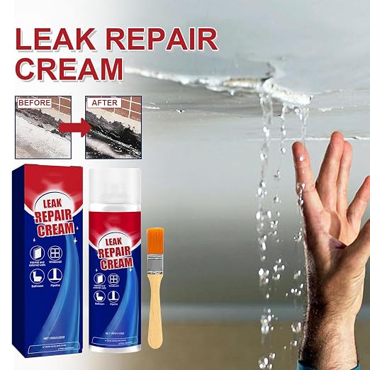 Instant Leak Repair Spray, Multi Surface Leak Repair Spray, Multi-Surface Leakrepair Indoor and Outdoor Waterproof Coating, for Roofs Pipes Crack, Fast Drying, Easy to Apply (1)