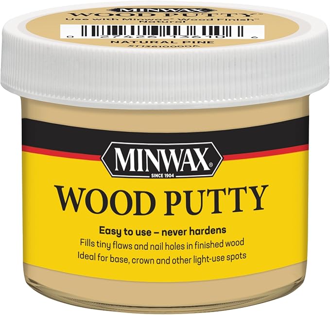 Minwax 13610000 Wood Putty, 3.75 Ounce, Natural Pine