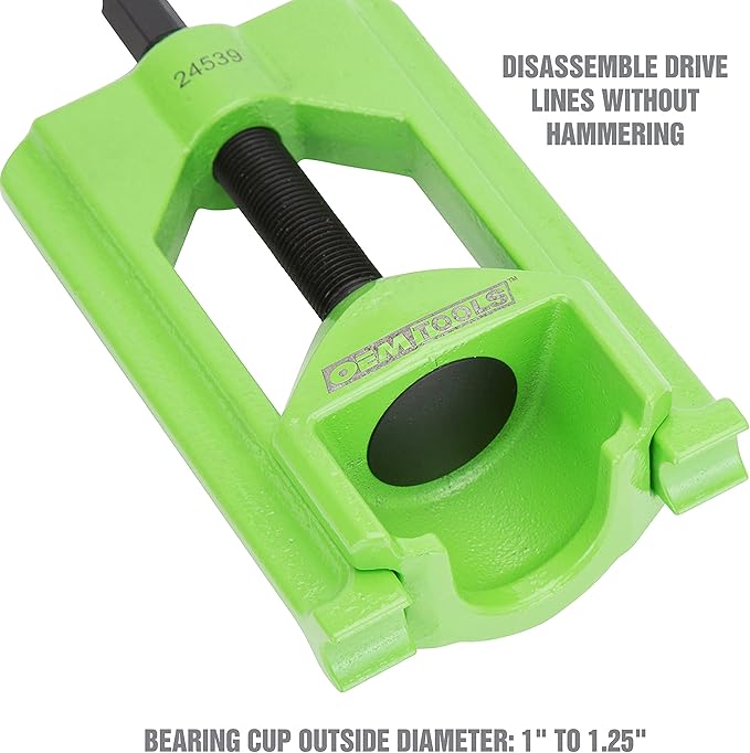 OEMTOOLS Light Duty U Joint Puller for Cars & Trucks - Class 1-3, U Joint Removal Tool for Drivelines, U Joint Press 1/2 in Drive Impact Compatible, 24539