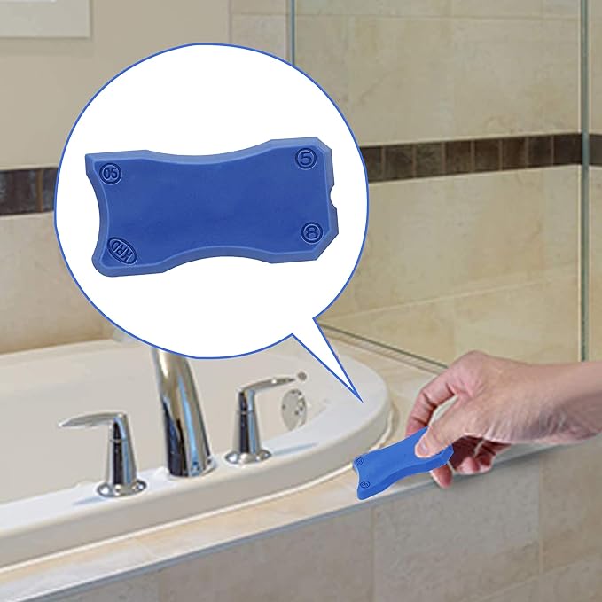 Caulking Tool Kit Silicone Sealant Finishing Tool Set Silicone Profiling Kit Grout Sealing Smoother Caulk Application Tool for Kitchen Bathroom Floor Window Sink Joint Toilet