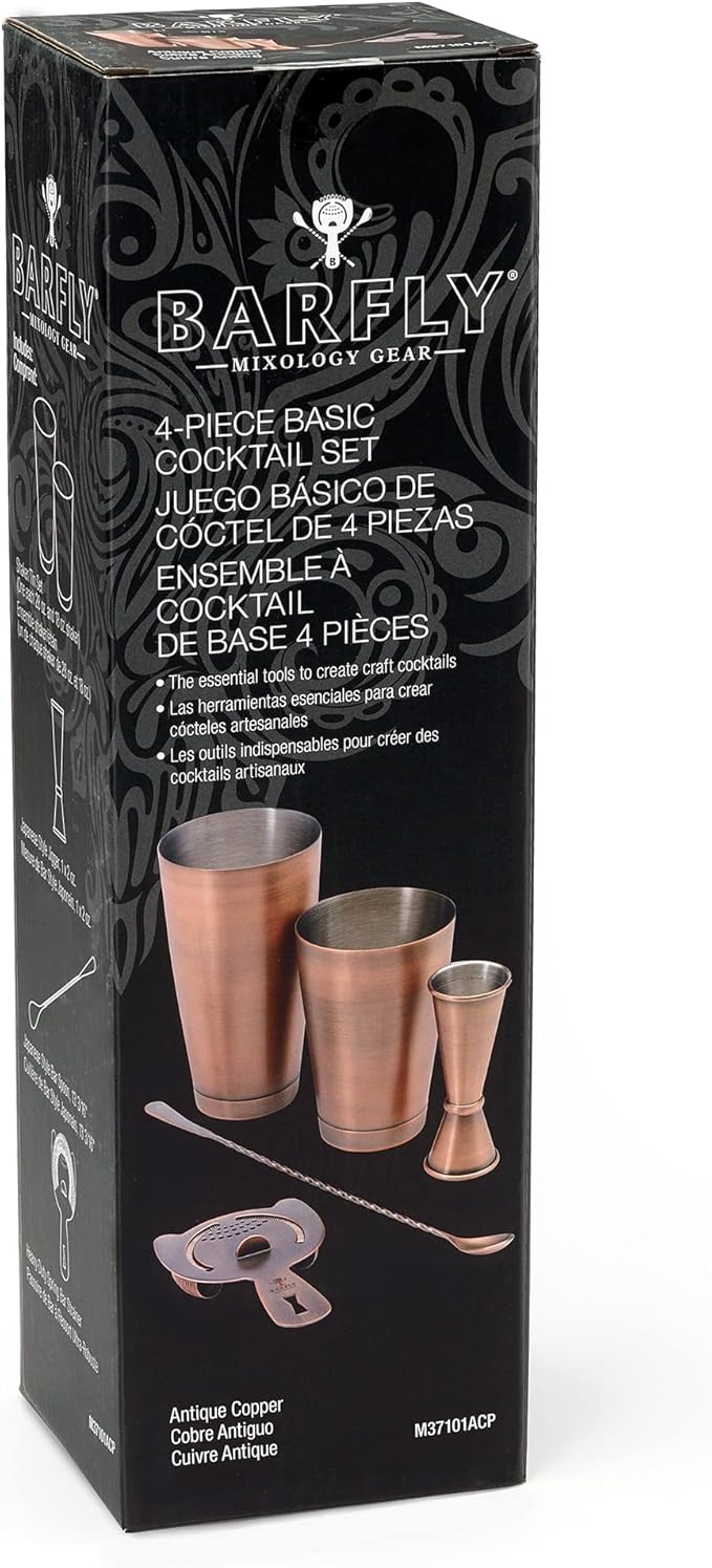 Barfly M37101ACP Basic Set, Antique Copper, 5-Piece