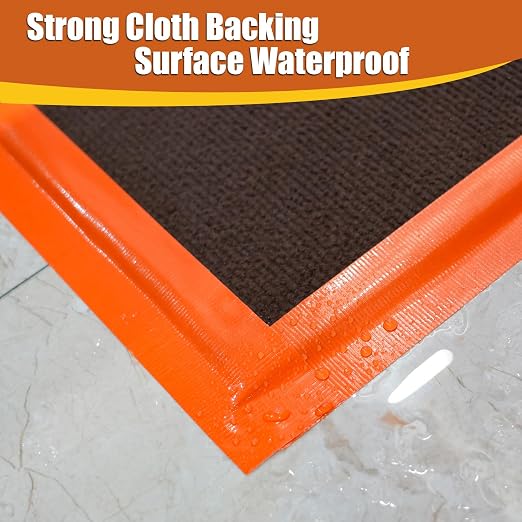 2 Rolls Orange Duct Tape, Heavy Duty Strong Industrial Colored Duct Tape 9mil x 2inch x 25yds Flexible, No Residue, Waterproof and Tear by Hand, Multi-Use for Indoor & Outdoor Repairs