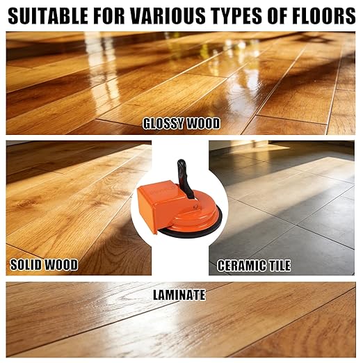 2026 Upgraded Floor Gap Fixer Tool, Heavy Duty Suction Cup Floor Gap Repair Tool, Flooring Gap Puller for Laminate, Vinyl, Wood & Tile Flooring Installation