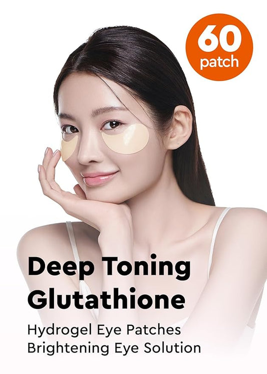 bewants Deep Toning Glutathione Eye Serum Patch | Korean Retinol and Caffeine Eye Patches | Advanced Glutathione Skincare Gel Patch | 60 Undereye Mask Patches