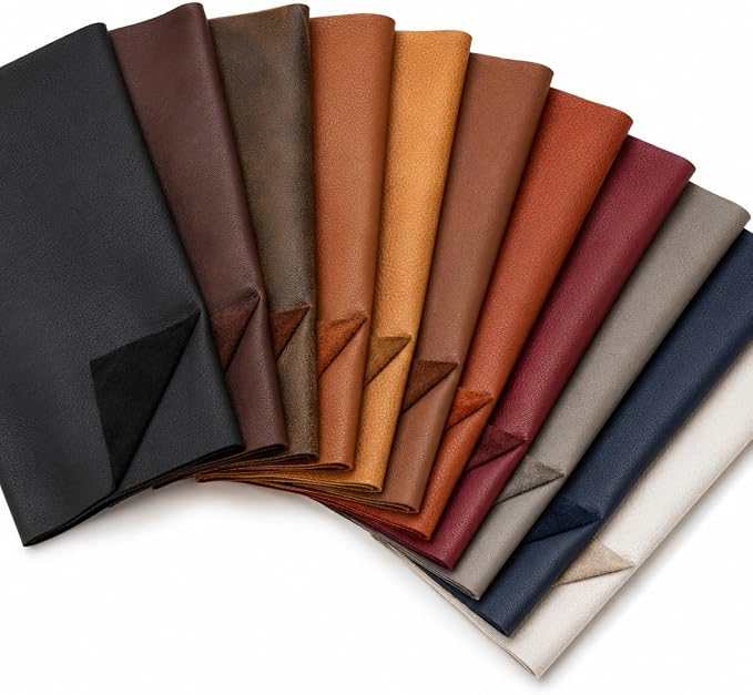 REED Leather HIDES - Cow Skins for Upholstery Crafts (10 Square Foot, Rust) | Arts and Crafts
