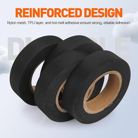 TPU Seam Sealing Tape – Waterproof Heat-Seal Fabric Repair Tape for Tents, Outdoor Gear, and Apparel, 0.79 in x 10.94 yd, Black