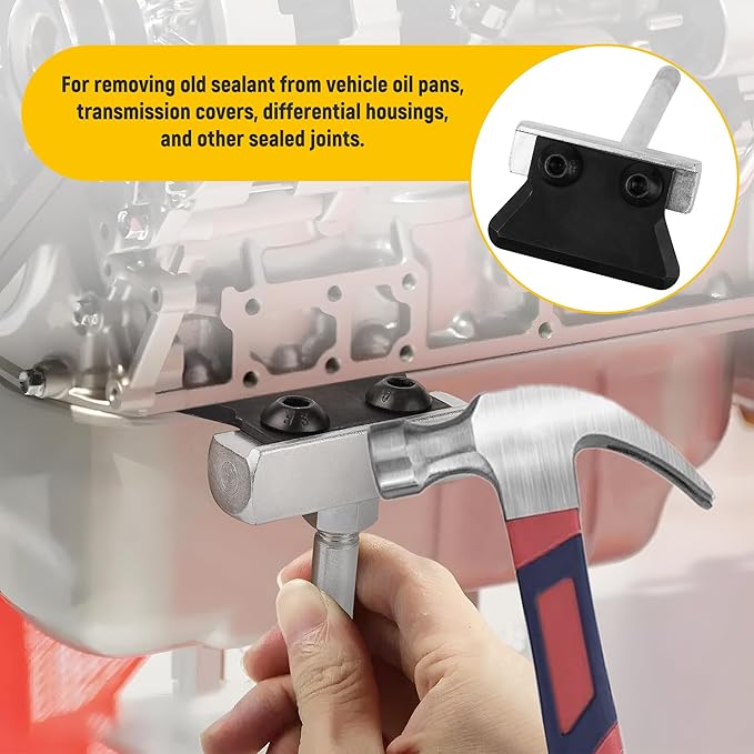 TENGBASE Gasket Separator Tool, Engine Oil Pan Sealant Removal Scraper, Fit for Most Vehicles