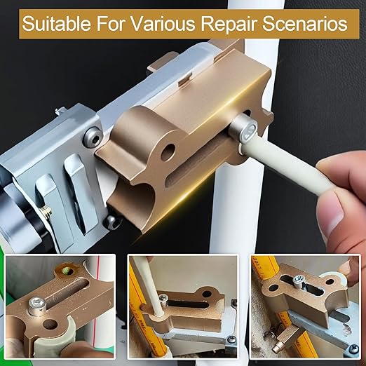 Water Pipe Repair Tool Kits, 1/2 Inch,3/4 Inch Water Pipe Repair Universal Set, Suitable for Cracks and Holes On PPR PE PVC Water Supply and Drainage Pipes in Homes Decoration Garden Irrigation.