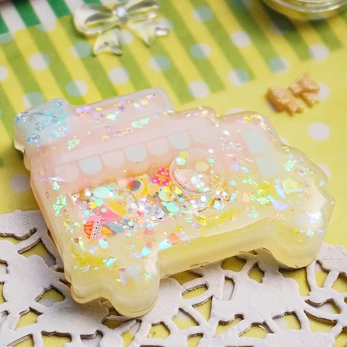 Resin Shaker Molds Set Epoxy Jewelry Casting Supplies Claw Machine, Dessert Truck, Game Console, Bear, Milk 5 Silicone Trays with 5 Seal Films Large Height 2.3-3inch