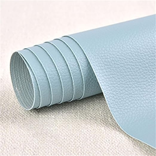 Large Leather Repair Patch for Couches 30 x 137 cm Leather Repair Tape Self,Repair Patch Self Adhesive Waterproof for Couches, Furniture, Kitchen Cabinets, Car Seats Baby Blue