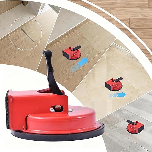 Laminate Floor Gaps Fixing Tool, Heavy Duty Suction Cup Closer Fixer, Vacuum Flooing Repair Gripper, High Performance Puller, for Tight Spaces Corners Hardwood Plank Wood Tile Deep Textures