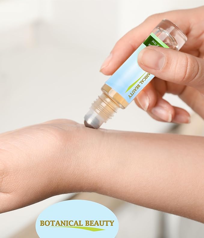 Botanical Beauty PLUMERIA FRAGRANCE OIL ROLL-ON 0.169 FL OZ (5 ML) Rollerball Perfume, Alcohol-Free, Long Lasting