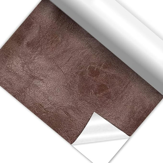 8x47 Inch Leather Repair Tape,Self Adhesive Leather Patches for Furniture,Vinyl Repair Kit for Couches,Bed,Car Seats,Chair (Coffee)