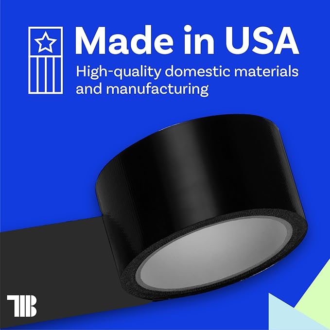 Flashing Tape for Windows and Doors, 4 in x 90 ft, 12 Rolls, Made in USA, Black Self-Adhesive Flashing Tape Waterproof, UV Resistant, Acrylic Adhesive, Great for Sealing Doors, Windows, Panel Seams