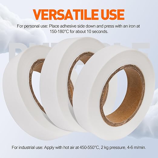 TPU Seam Sealing Tape – Waterproof Heat-Seal Fabric Repair Tape for Tents, Outdoor Gear, and Apparel, 0.79 in x 5.47 yd, White