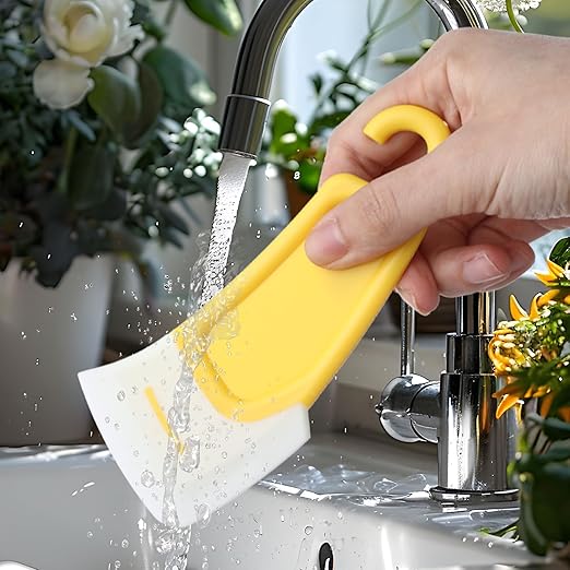 2 Pcs Silicone Spatula for 3D Printing Resin Removal 3D Resin Printer Accessories Must-Have 3D Resin Printer Tool for Resin Transfer and Protect Release Film Silicone Scraper Resin Spatula Tools