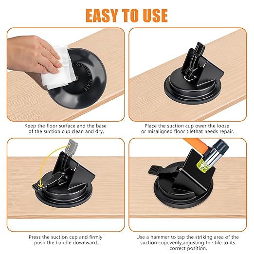 Professional Laminate Floor Gap Repair Tool,Heavy Duty Floor Gap Fixer Tool,Smooth Lvp Flooring Suction Cup Tools for Smooth Laminate, Marble, Wood Floor Gap Repairs