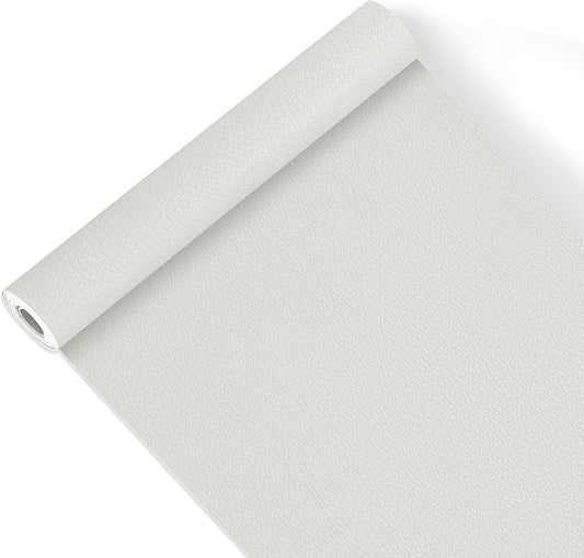 Leather Repair Patch Tape,16x63 inch Self Adhesive Leather Patches for Furniture,Vinyl Leather Repair Kit for Couches,Car Seats,Sofas,Office Chairs,Beige
