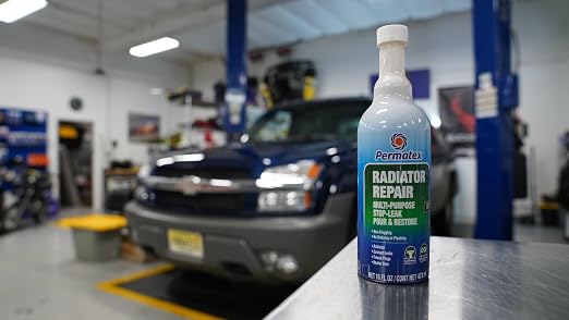 Permatex 30301 Radiator Repair - Stop Leak, 16 fl oz, Protecting Against Coolant Loss, Stopping Leaks and Seepage from Head Gaskets