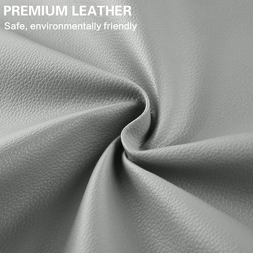 Self Adhesive Leather Repair Patch Kit, 31.4 in x 16 in Large Vinyl Leather Repair Tape for Furniture, Car Seat, Couch, Sofa, Chair Grey