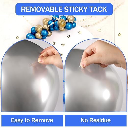 JANYUN 560 Pcs Sticky Dots Square Putty Clear Mounting Tape for Posters | Sticky Tack Points Tape for School Office,Heavy Duty No Trace Adhesive Mounting Tape for Removable Balloons Stickers