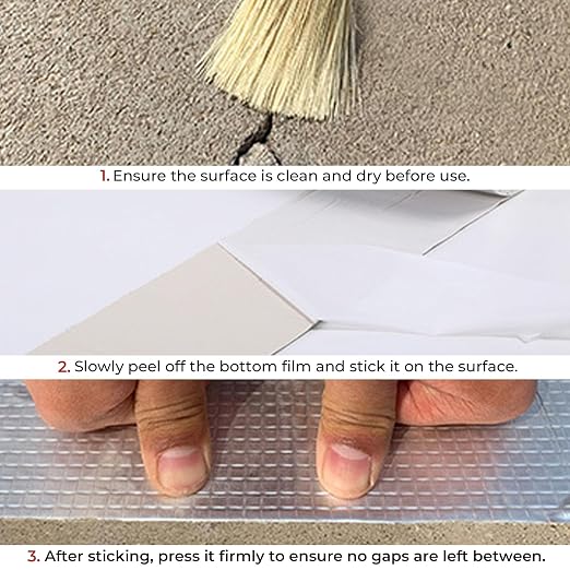 Butyl Waterproof Tape 11.8" x 16.4',Outdoor Leakproof Tape for Plastic and Metal Repair,RV Repair,Window and Boat Sealing,Silicone,Glass and EDPM Roof Leak Repair