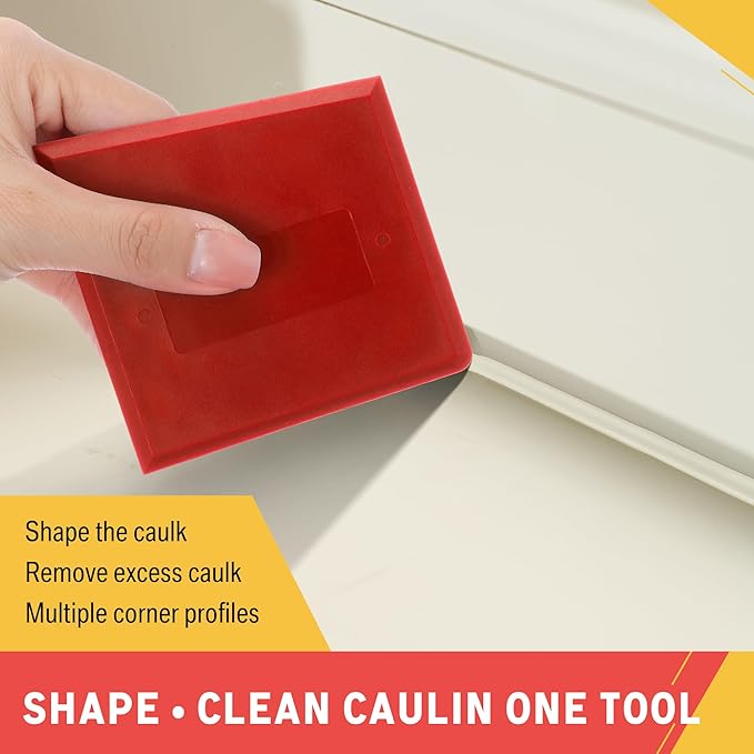 Feekoon Plate Glass Lifting Tool & Silicone Caulk Finishing Set, Window Glazing Positioning and Caulk Shaping Tools, for Window, Door & Panel Installation