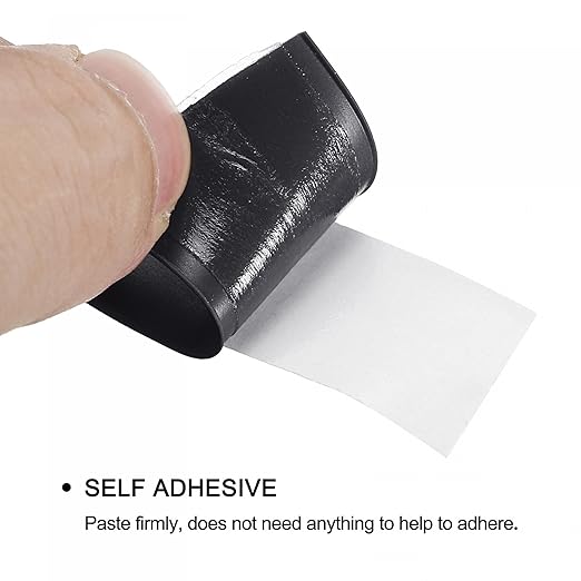 uxcell Waterproof Seal Caulk Strip Tape Self Adhesive 0.87" W x 10.5'L PVC Sealing Tape for Kitchen Bathroom Black