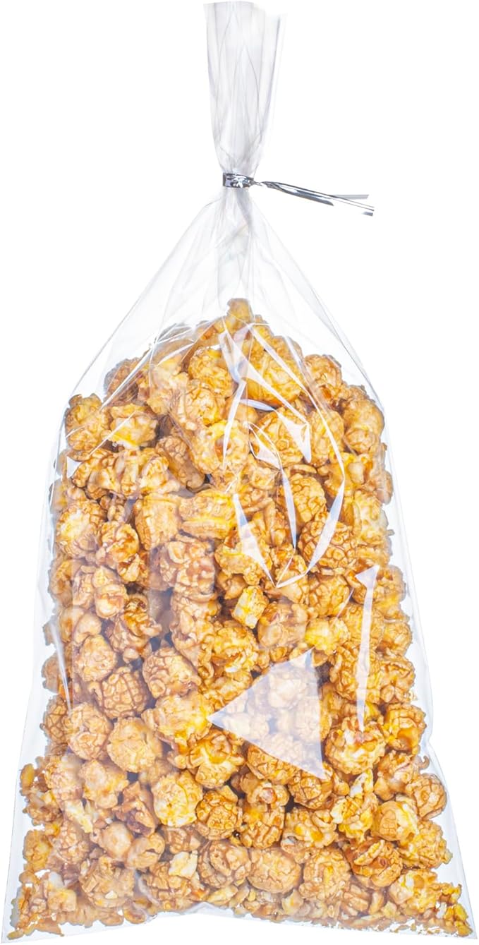 Restaurantware 14 Inch x 7 Inch Heat Seal Bags 100 High Clarity Resealable Pouches - No Flap Recyclable Clear Plastic Resealable Bags Heat Sealable For Snacks Or Meals