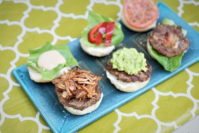 Shape+Store Burger Master Sliders 10 in 1 Innovative Burger Press and Freezer Container