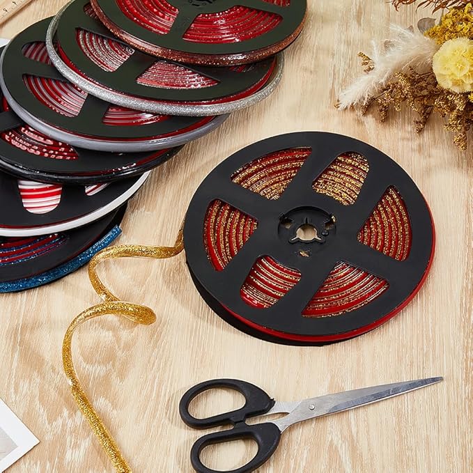 GORGECRAFT 5.5 Yard Waterproof Gap Tape 0.3 Inch Ceramic Tile Caulk Strip Gold Self Adhesive Sealing Peel and Stick Tape Flexible Triangle Molding Trim for Kitchen Bathroom Wall Corners Sink Bathtub