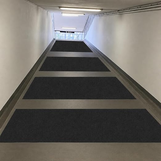 Extra Wide 18in x 20ft Black Anti Slip Tape, 80 Grit Waterproof Non Skid Grip Tape Roll for Ramps, Decks, Boat Decks, Warehouse Floors, Garages, Indoor & Outdoor Use