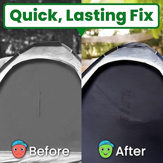 Awning Covers & Tarp Repair Tape - Waterproof Self Adhesive Patch Repair Kit | Patch Tapes for Awnings, Outdoor Canopies, Patio Awnings, Gazebos, Tents, RV, Canvas, Boat Covers (Green, 3 Inch X 25 Ft)