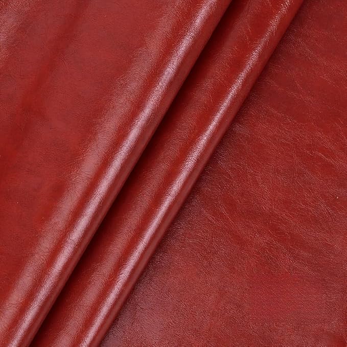 Leather Repair Patch Tape Kit,Self Adhesive Leather Repair Patch,Vinyl Repair Kit for Couches Boat Seats Furniture Cars Sofa Office Chair (Red,7.87"×54.33")