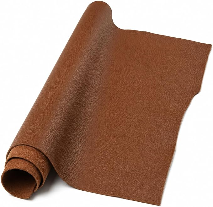 REED Leather Hides Cow Skins, 12 X 24 Inches 2 Square Foot, Brown | Arts and Crafts